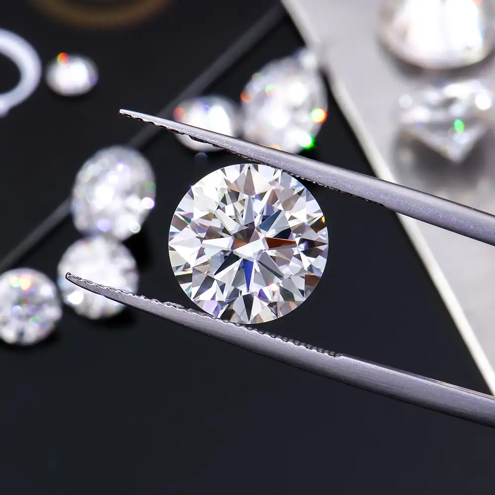 Alternative view of 0.1-50ct D-Color Loose Round Moissanite Stones