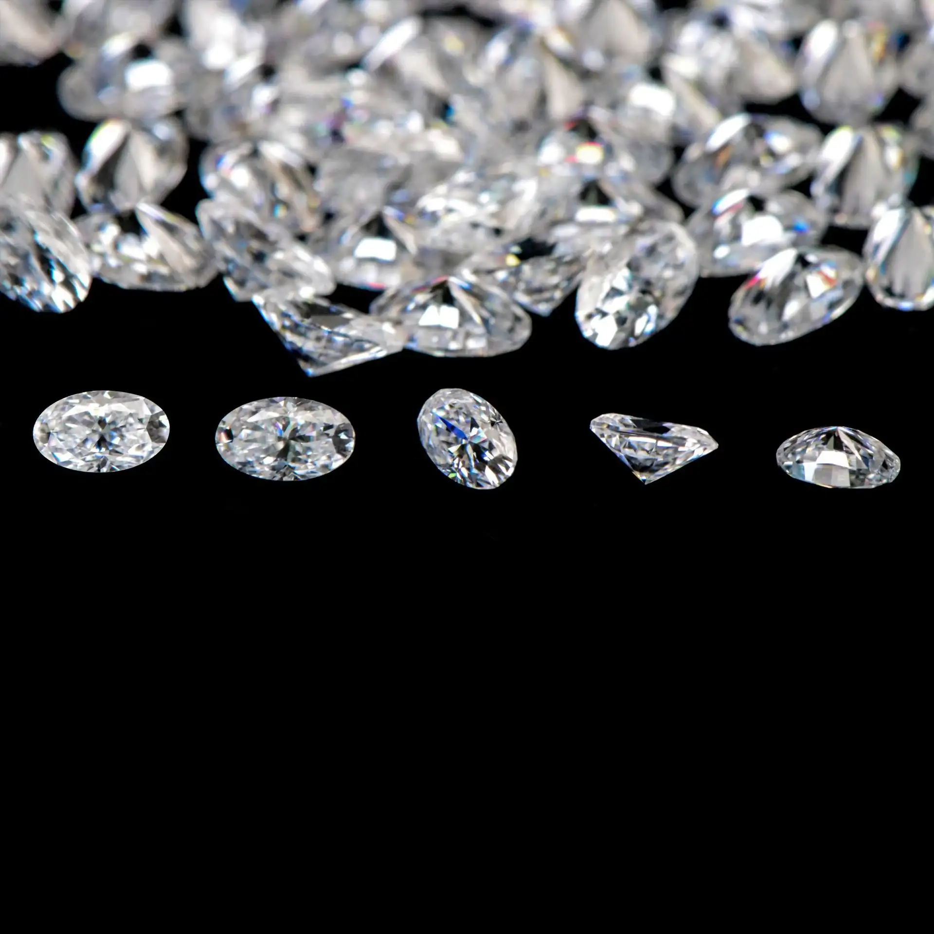 0.1-10ct D-Color Loose Oval Moissanite Stones - Image 3