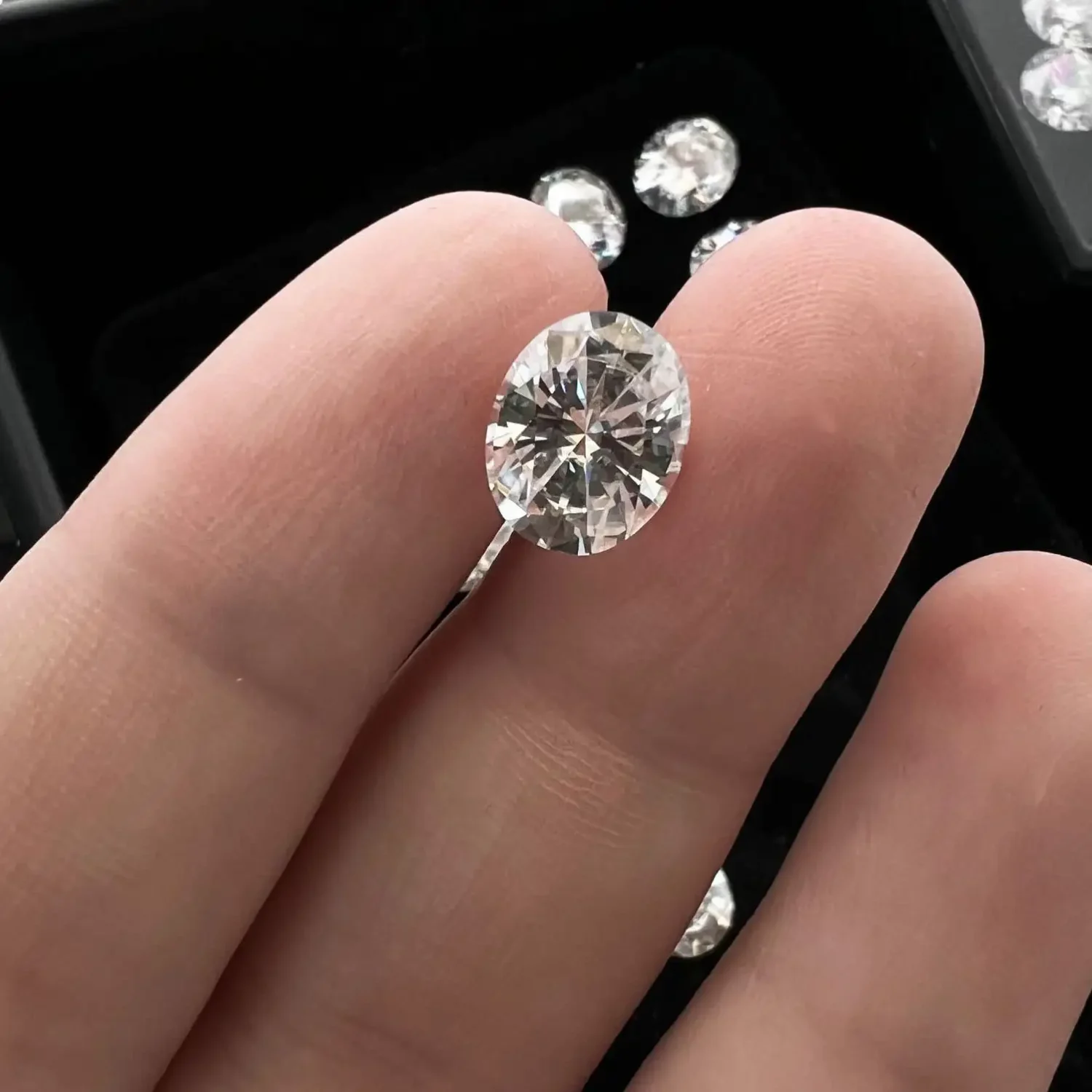 0.1-10ct D-Color Loose Oval Moissanite Stones - Image 6