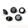 0.1-20ct CRA Certified Round Loose Black Moissanite Stones