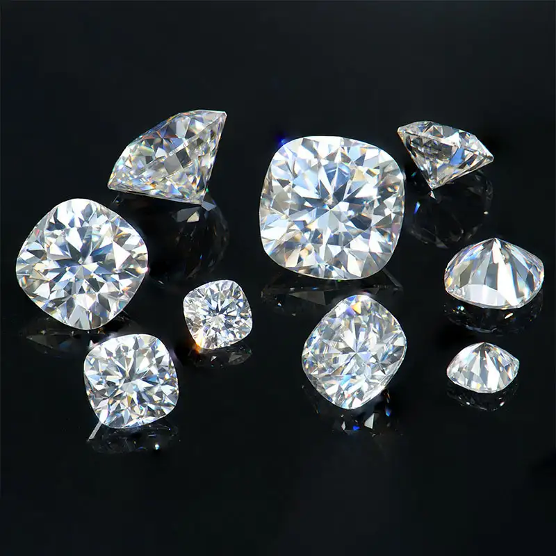 0.15-5ct D-Color Cushion Cut Moissanite Loose Stones