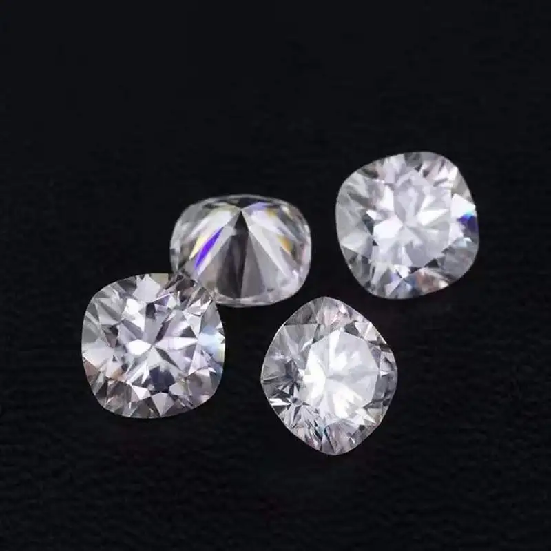 Alternative view of 0.15-5ct D-Color Cushion Cut Moissanite Loose Stones