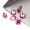 0.5-3ct Pink cushion cut moissanite loose stone Wholesale