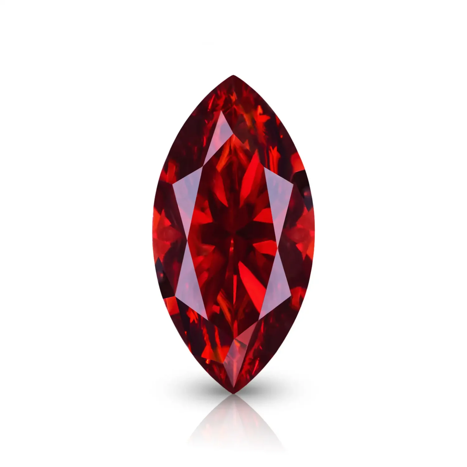 0.5-3ct Red Moissanite Marquise Loose Stone Wholesale - Image 4