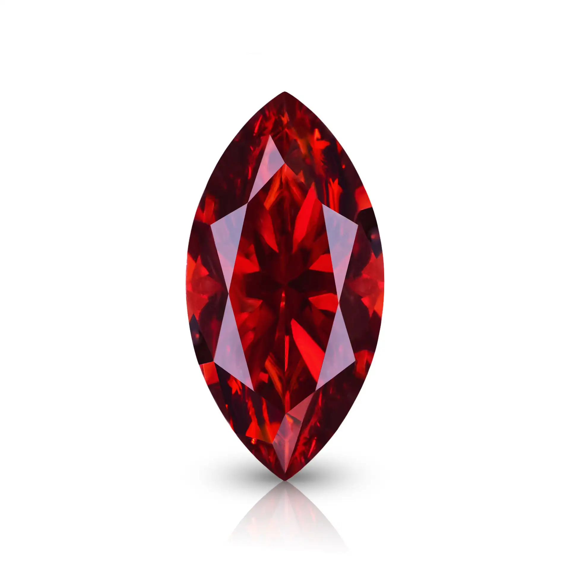 0.5-3ct Red Moissanite Marquise Loose Stone Wholesale - Image 4