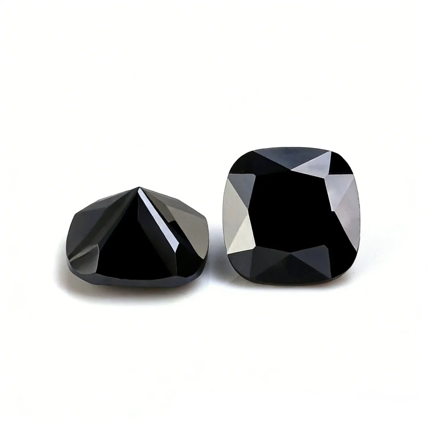 0.5-5ct Black Cushion Cut Moissanite Loose Stone Wholesale - Image 3