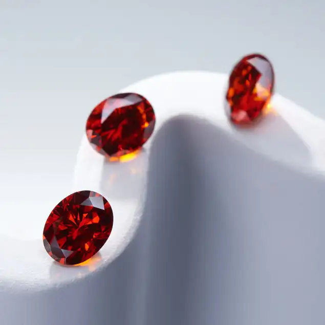 0.5-5ct Oval Red Moissanite Loose Stone Wholesale - Image 5