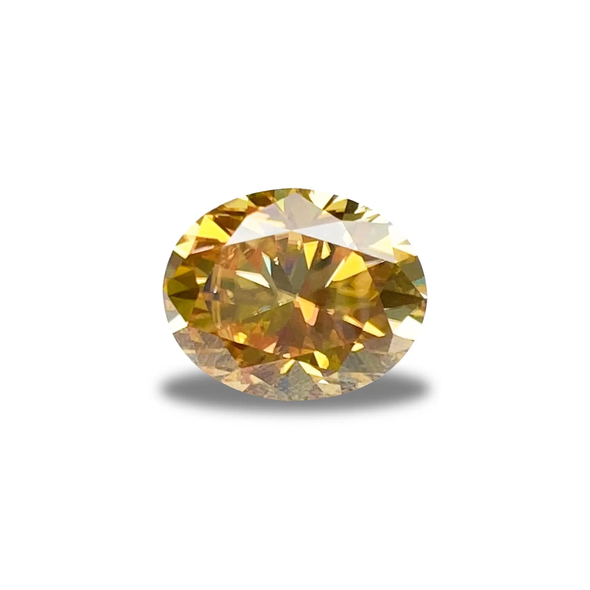 0.5-5ct Oval Yellow Moissanite Loose Stone Wholesale - Image 2