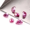 0.5-5ct Pear Pink Moissanite Loose Stone GRA Certified