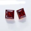 0.6-5ct Red Princess Cut Moissanite Loose Stone Wholesale