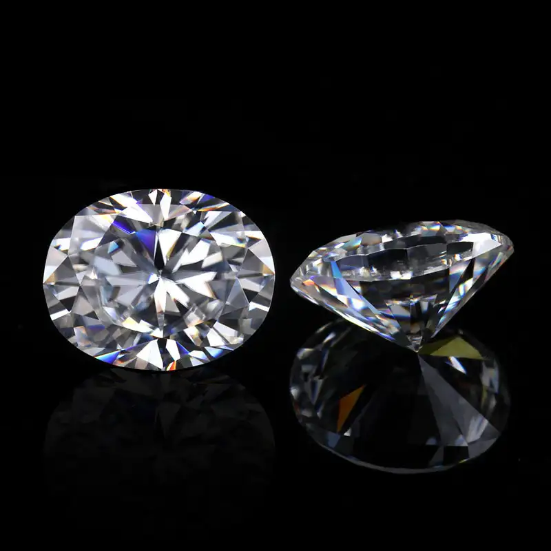 1ct D-Color Oval Moissanite Loose Stones