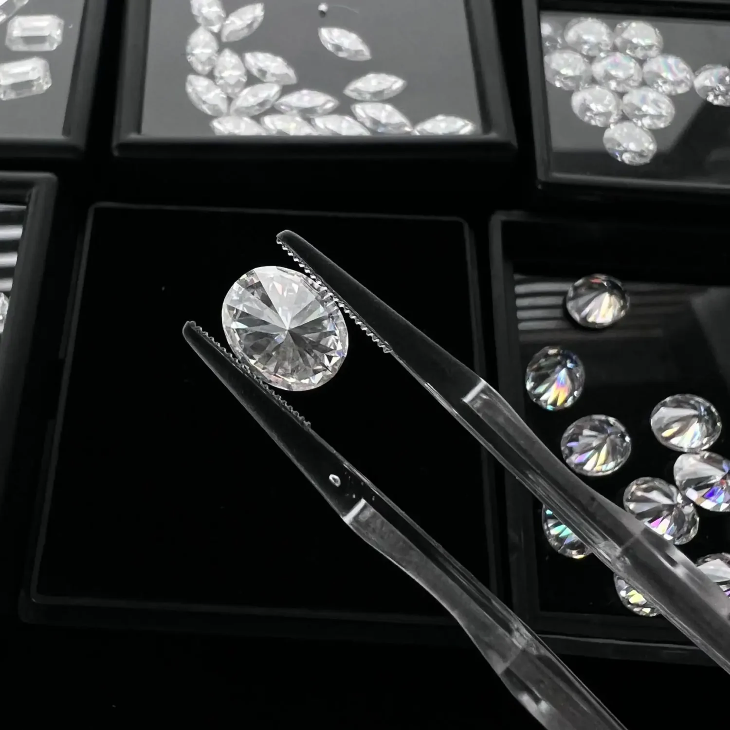 1ct D-Color Oval Moissanite Loose Stones - Image 3