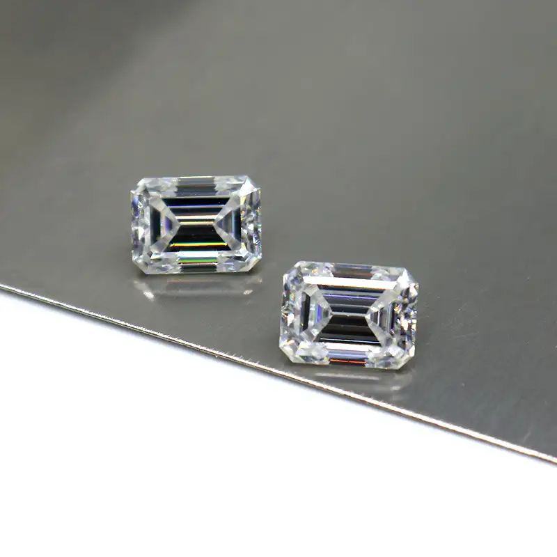 2ct D-Color Emerald Cut Moissanite Loose Stone CRA Certified - Image 4