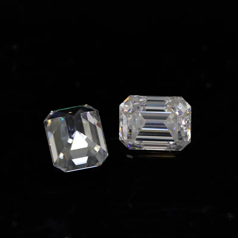 2ct D-Color Emerald Cut Moissanite Loose Stone CRA Certified - Image 5