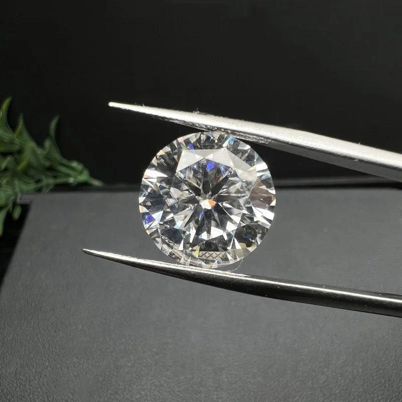 3.00 Carat Brilliant Round Cut Diamond Moissanite CRA Certified