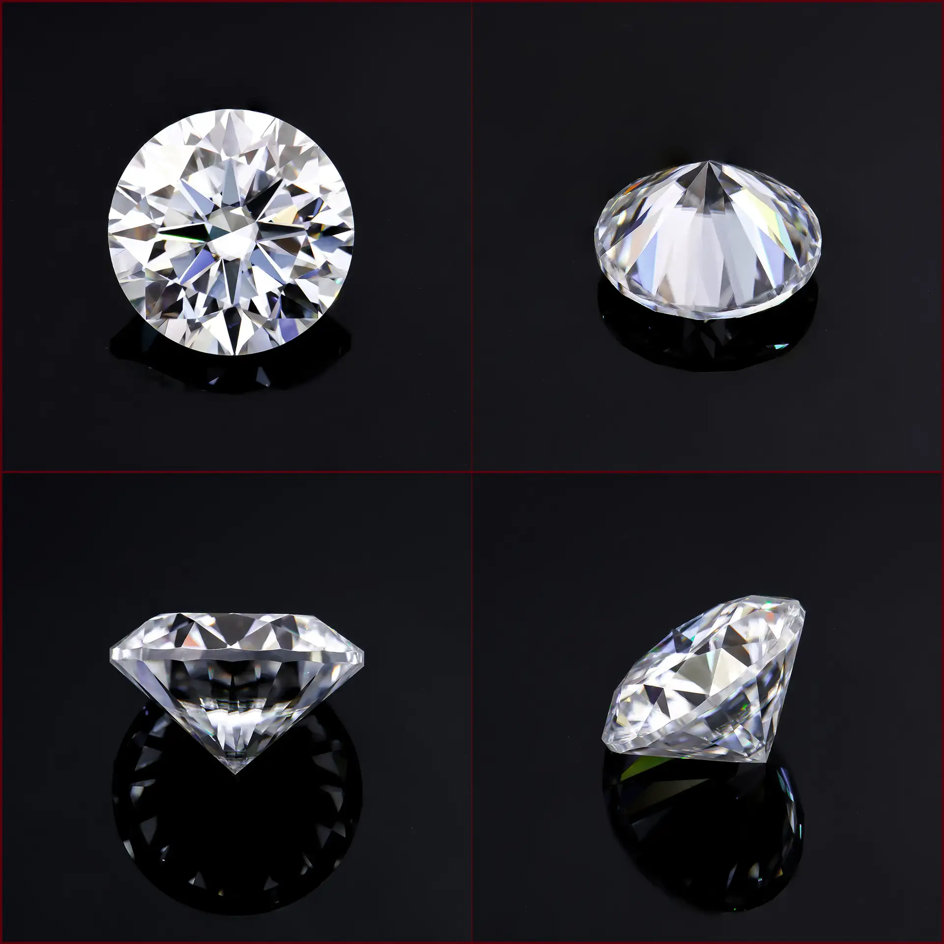 3.00 Carat Brilliant Round Cut Diamond Moissanite CRA Certified - Image 2