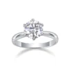 6-claw S925 Sterling Silver 0.5-5 ct Moissanite Engagement Rings