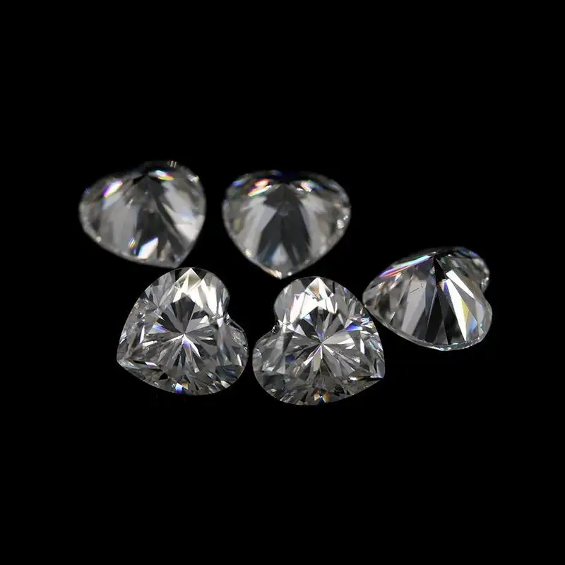 Heart Shaped 2 ct Moissanite Loose Stones CRA Certified - Image 5