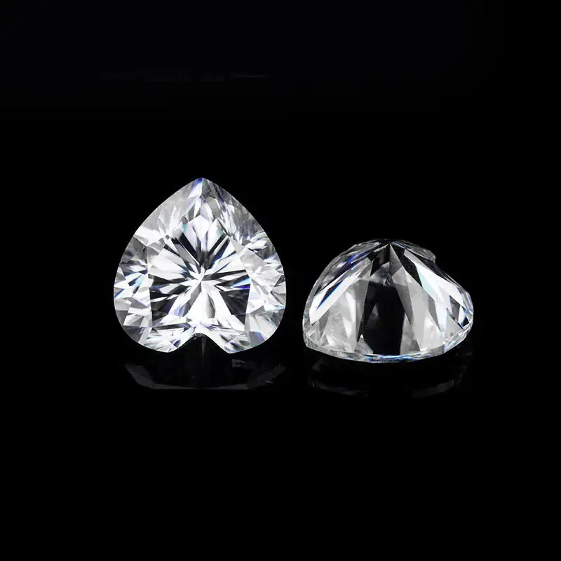 Heart Shaped 2 ct Moissanite Loose Stones CRA Certified - Image 3