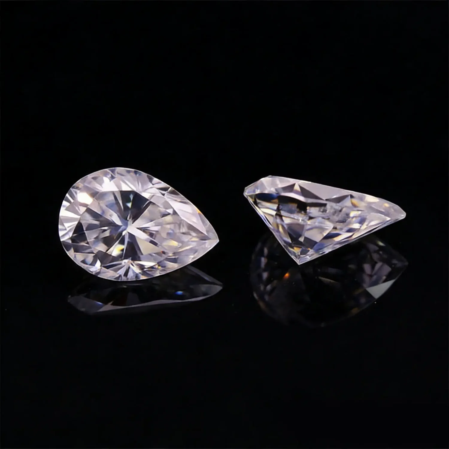 Pear Shaped 1 Carat Moissanite Loose Stones - Image 4