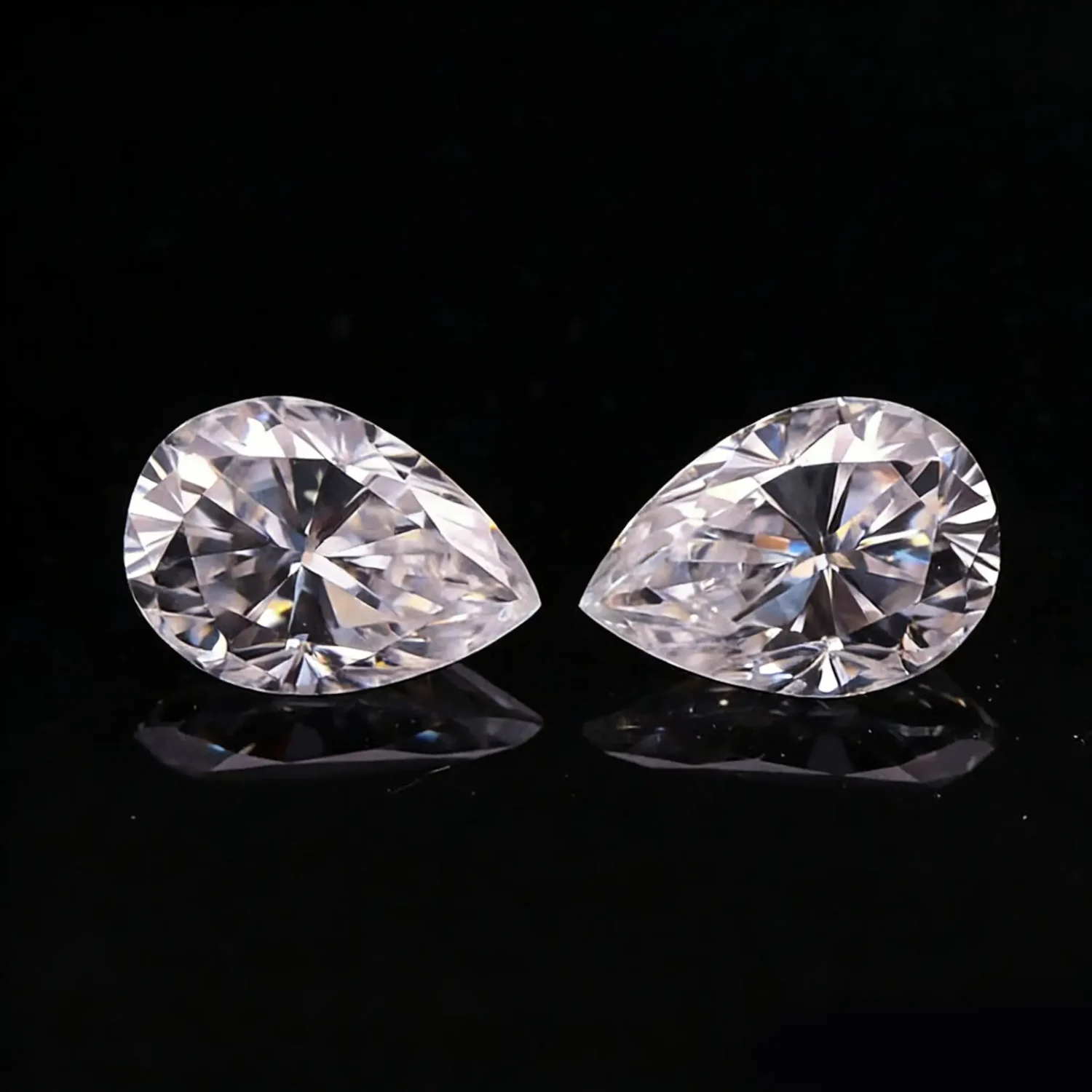 Pear Shaped 1 Carat Moissanite Loose Stones - Image 3