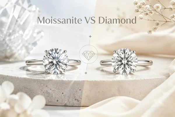 Moissanite vs Diamond
