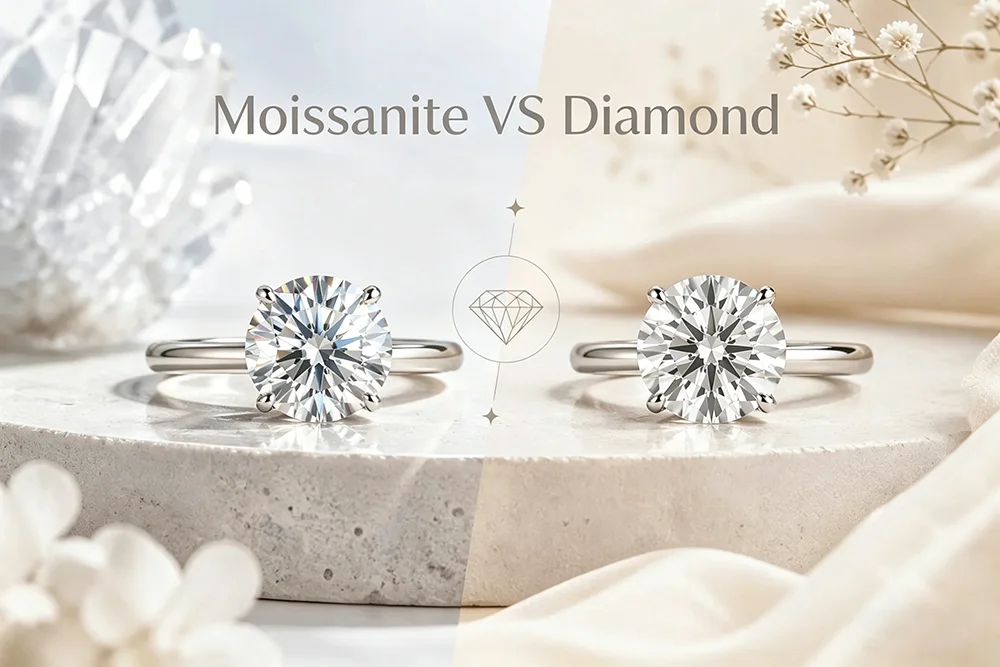Moissanite vs Diamond