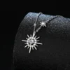 S925 Sterling Silver Moissanite Star Necklace for Women