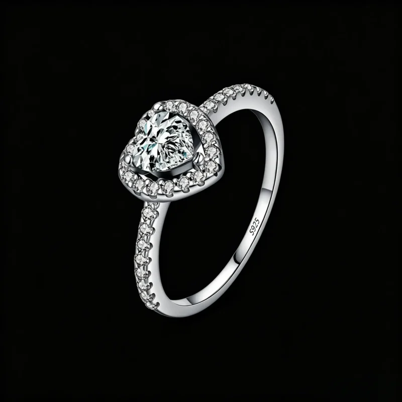 Heart Engagement Rings