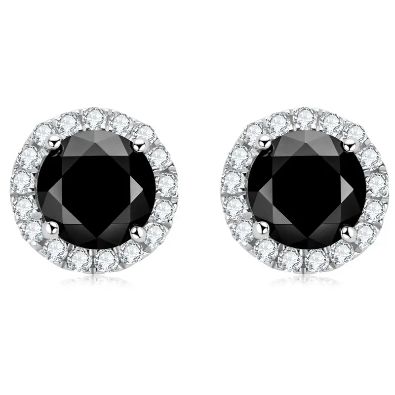Specifications Product Type: Moissanite Stud Earrings Gemstone: Premium Black Moissanite Stone Shape: Round Cut Stone Size: 6mm Stone Color: Black Clarity: VVS Style: Classic, Elegant, Minimalist Gender: Women Occasion: Daily Wear, Wedding, Party, Anniversary, Engagement, Gift